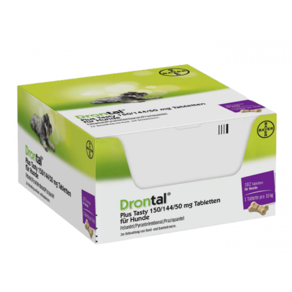 Bayer Dog Drontal Tasty Bone Box of 102