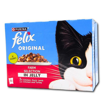 Purina Felix Original Farm Selection In Jelly 12x85g