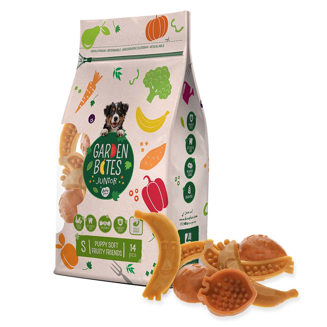 Garden Bites Puppy Soft Fruity Friends Small 14pcs 210g