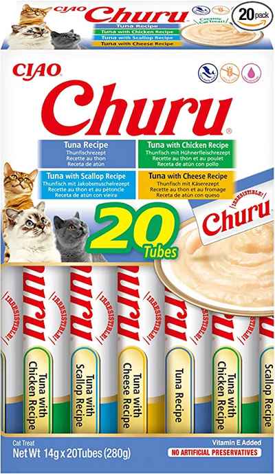 Churu Cat Treats 124 Tuna Varieties 20pcs