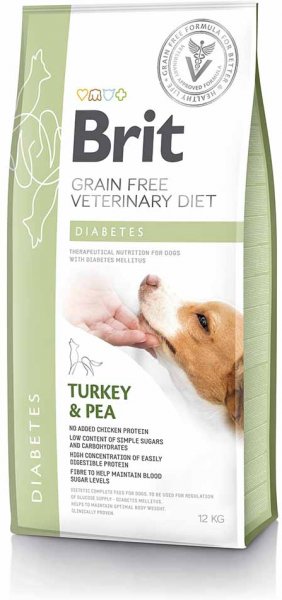 Brit Dog VD Diabetes Turkey & Pea Dry 12kg