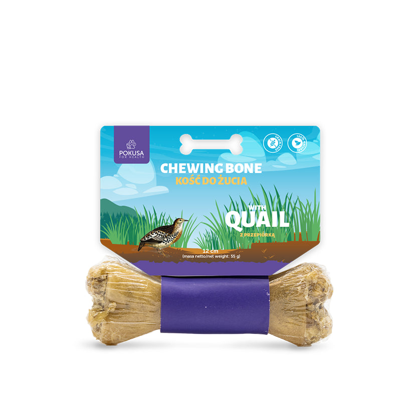 Pokusa Chewing Bone Quail 12cm