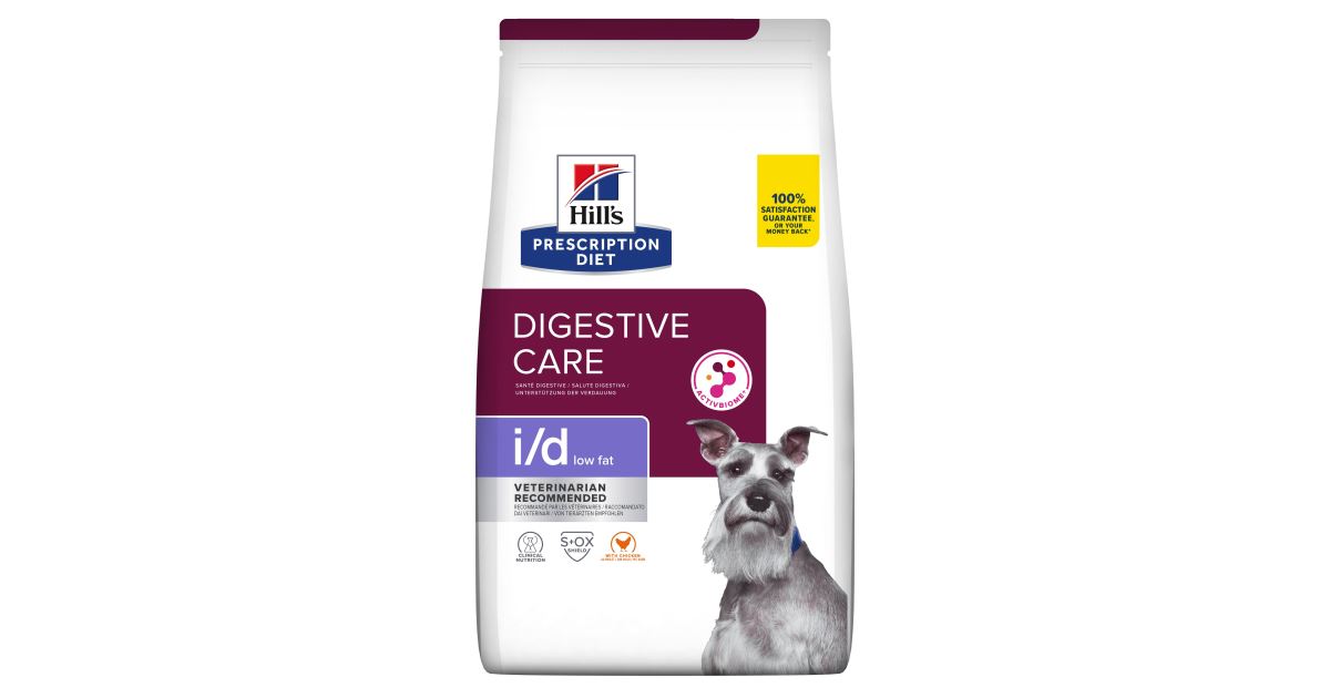 Hills Dog PD Digestive Care I D Low Fat Dry Chicken 12Kg LaRos hills-dog-pd-digestive-care-i-d-low-fat-dry-chicken-12kg-laros