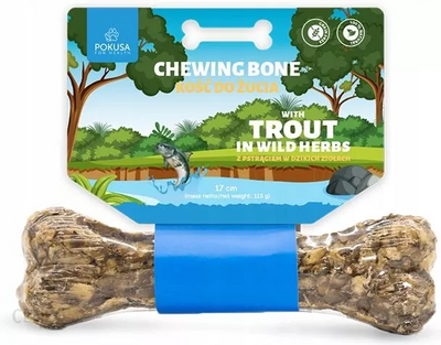 Pokusa Chewing Bone Trout in Wild Herbs 17cm