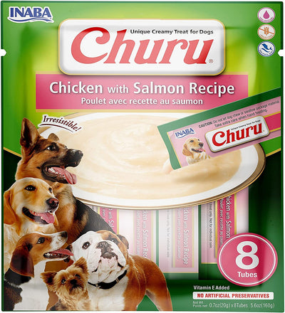 Churu Dog Treats 603 Chicken&Salmon Recipe 8pcs