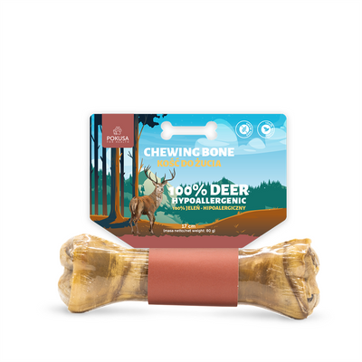 Pokusa Chewing Bone Hypoallergenic Deer 17cm