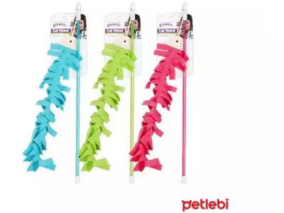 Pawise Cat Teaser Wand Soft Fish
