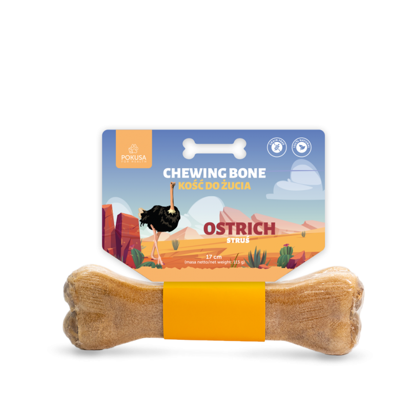 Pokusa Chewing Bone Ostrich 17cm
