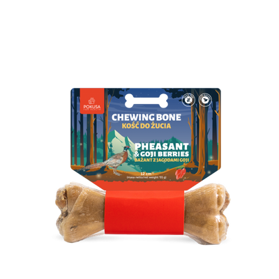 Pokusa Chewing Bone Pheasant&Goji Berries 12cm