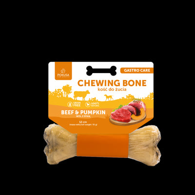 Pokusa Chewing Bone Gastrocare Beef&Pumpkin 12cm