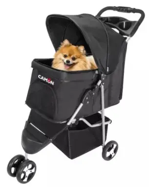 Camon Pet Stroller Black C116/P