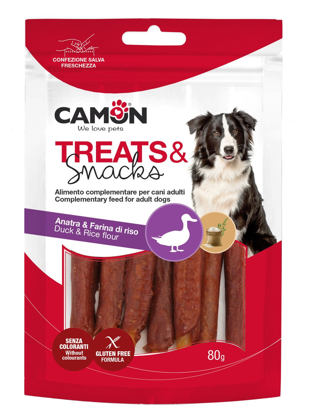 Camon Treats&Snacks Duck & Rice 80gr