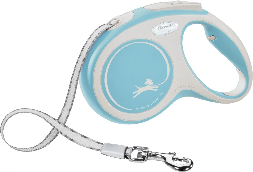 Trixie Flexi New Comfort Tape Leash M 5m Light Blue