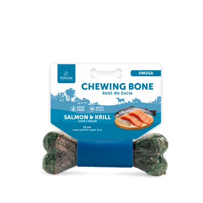 Pokusa Chewing Bone Omega Salmon&Krill 12cm