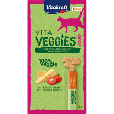 Vitakraft Cat Vita Veggies Cheese&Tomato Liquid 6x15g