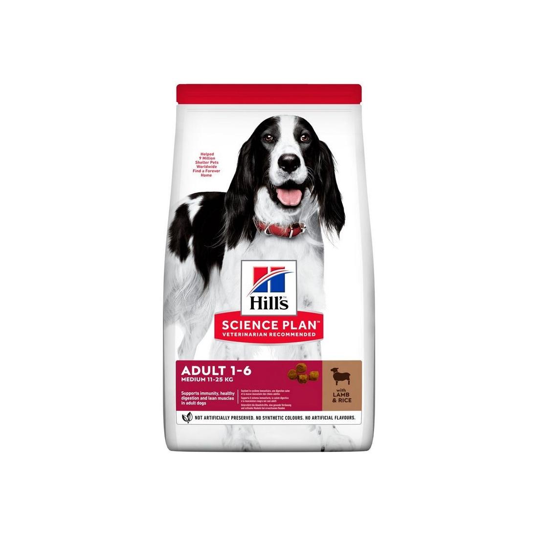 Hills Dog SP Adult Medium 11-25Kg Dry Lamb&Rice 2.5Kg