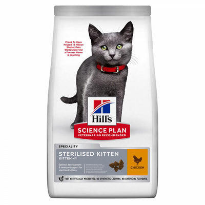 Hills Cat SP Sterilized Kitten Dry Chicken 1.5kg