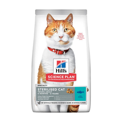 Hills Cat SP Sterilized Young Adult 1-6y Dry Tuna 1.5kg