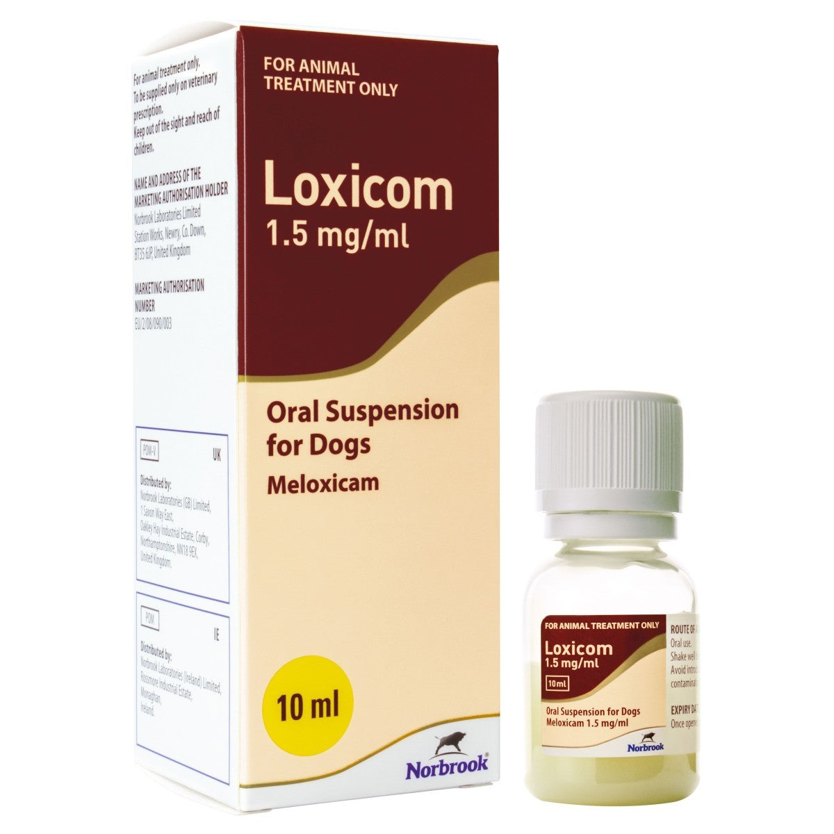 Norbrook Dog Loxicom Oral 1.5mg 10ml