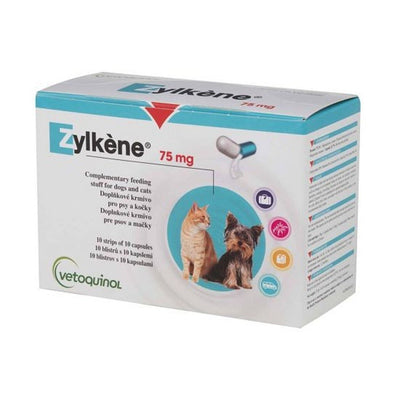 Vetoquinol  Zylkene 75mg 10tabs
