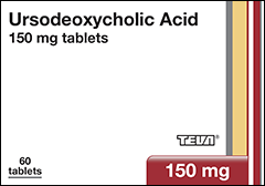 Teva ursodeoxycholic Acid 150mg 60tabs