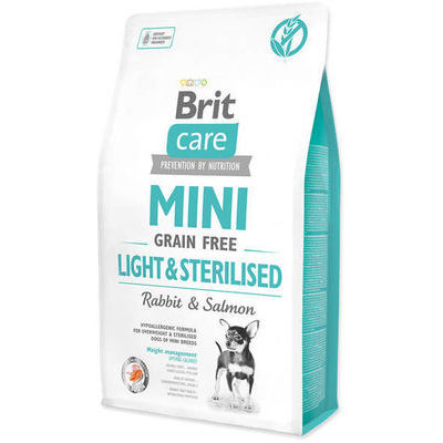 Brit Dog Care Mini Light&Sterilized Rabbit&Salmon 2Kg