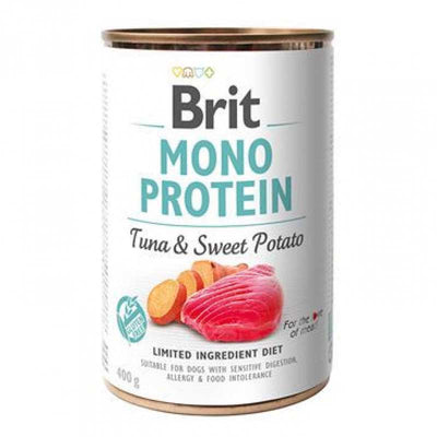 Brit Dog Mono Tuna&Sweet Potato 400gr