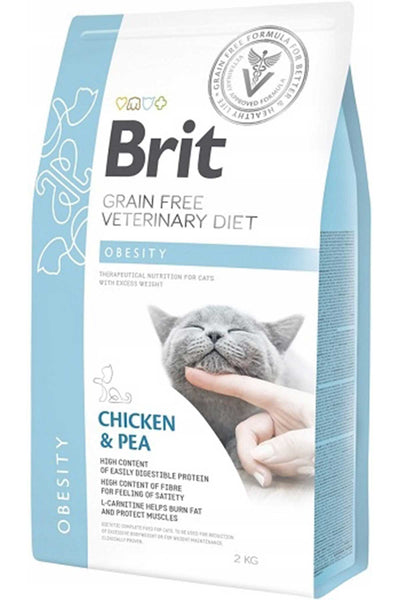 Brit Cat VD Obesity Chicken & Pea Dry 2Kg