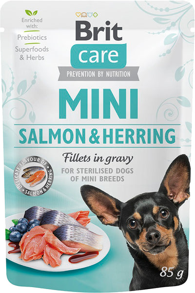 Brit Dog Care Mini Salmon&Herring 85g