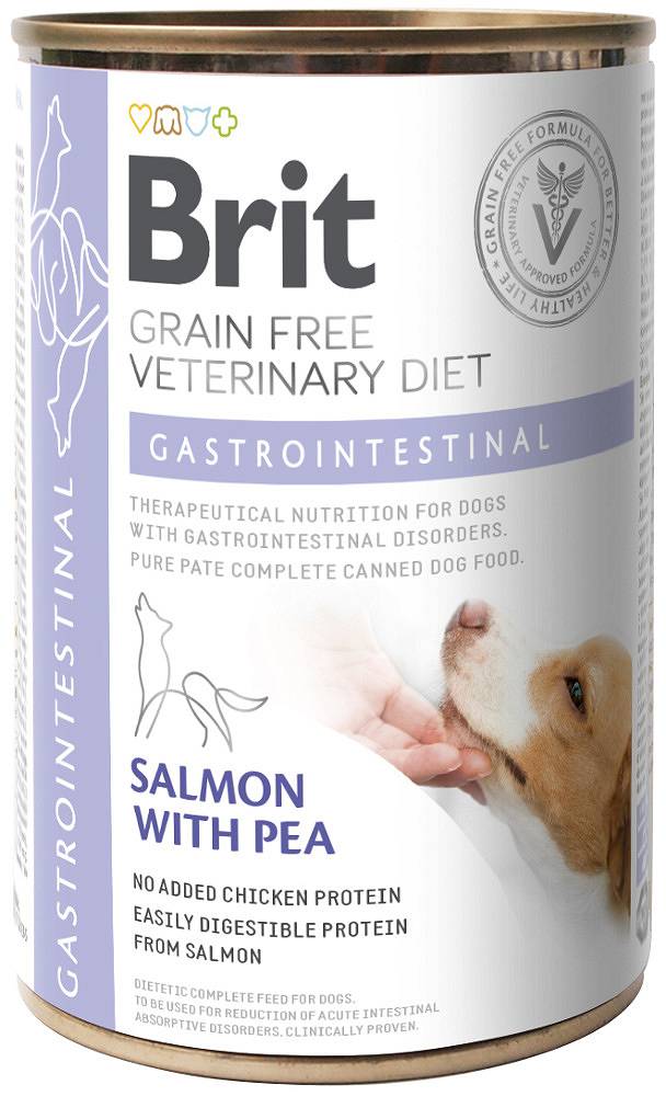 Brit Dog VD Gastrointestinal Salmon & Pea  Wet 400gr