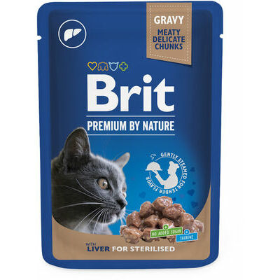 Brit Cat Premium Sterilized Liver 100gr