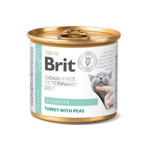Brit Cat VD Struvite Turkey & Pea  Wet 200gr