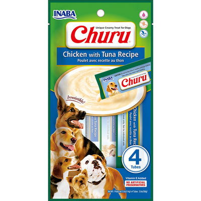 Churu Dog Treats 612 Chicken&Tuna 4pcs