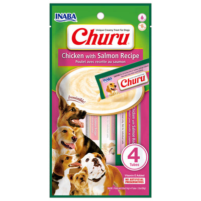 Churu Dog Treats 613 Chicken&Salmon 4pcs