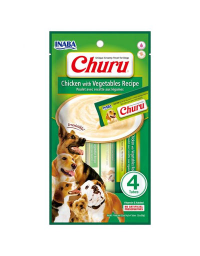 Churu Dog Treats 615 Chicken&Vegetables 4pcs