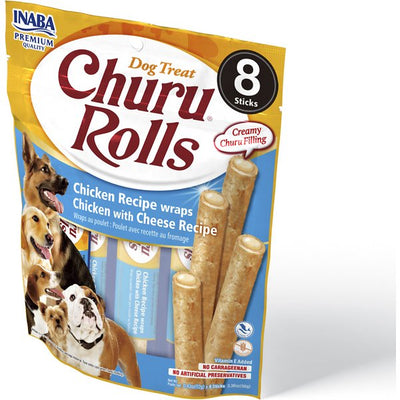 Churu Dog Treats 733 Rolls Chicken&Cheese 12pcs