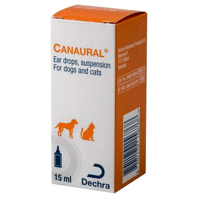 Dechra Canaural Ear Drops 15ml