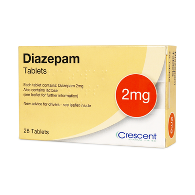 Crescent Diazepam 2mg 28tabs