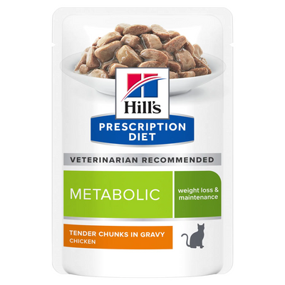 Hills Cat SP Metabolic Wet Chunks & Gravy Chicken 85gr