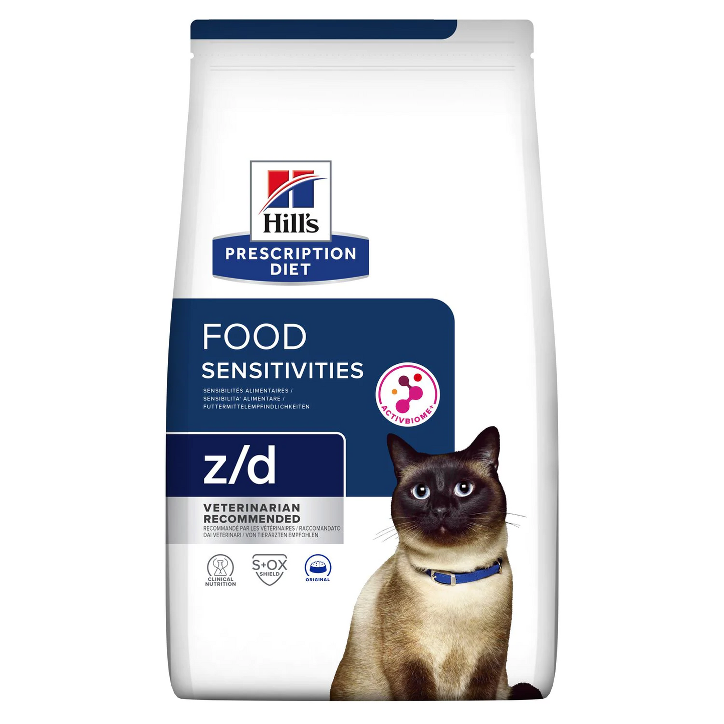 Hills Cat PD Food Sensitivies Z/D Original Dry 1.5Kg