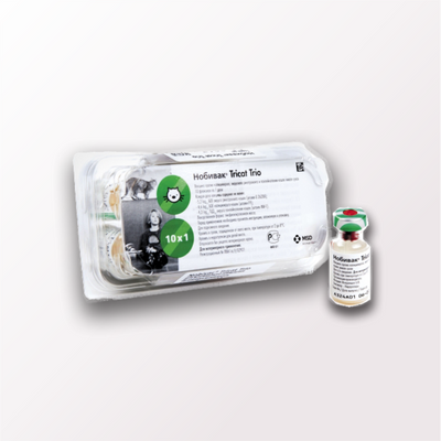 MSD Cat Nobivac Tricat Trio 1ds + Diluent