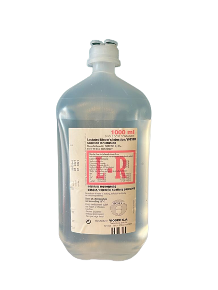 Vioser Ringer Lactate Bottle 1lt